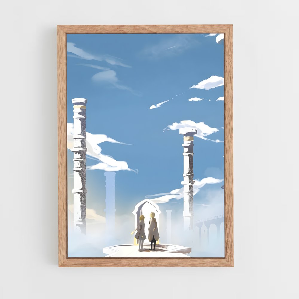 Poster Sommet des Glaces – affiche Genshin impact (vue 4)